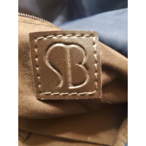 Navy Blue Nylon Crossbody Purse - Picture 2 of 3